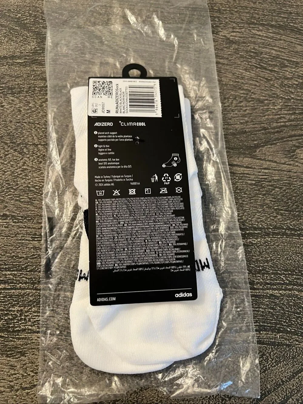 Adidas Adizero Climacool Running Ankle Socks